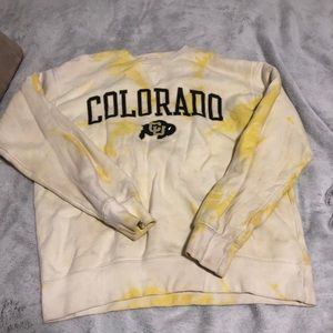 Cu Boulder the dye turmeric sweatshirt